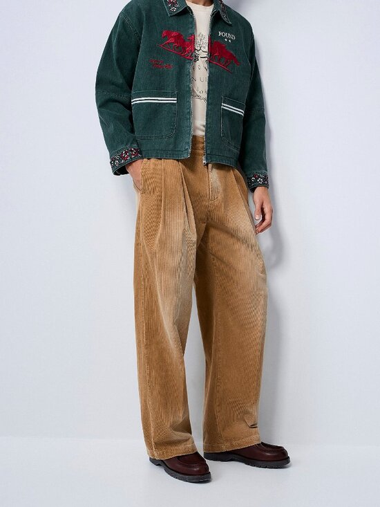 Found Other - BNWT AW25 FOUND PLEATED CORDUROY PANTS 30